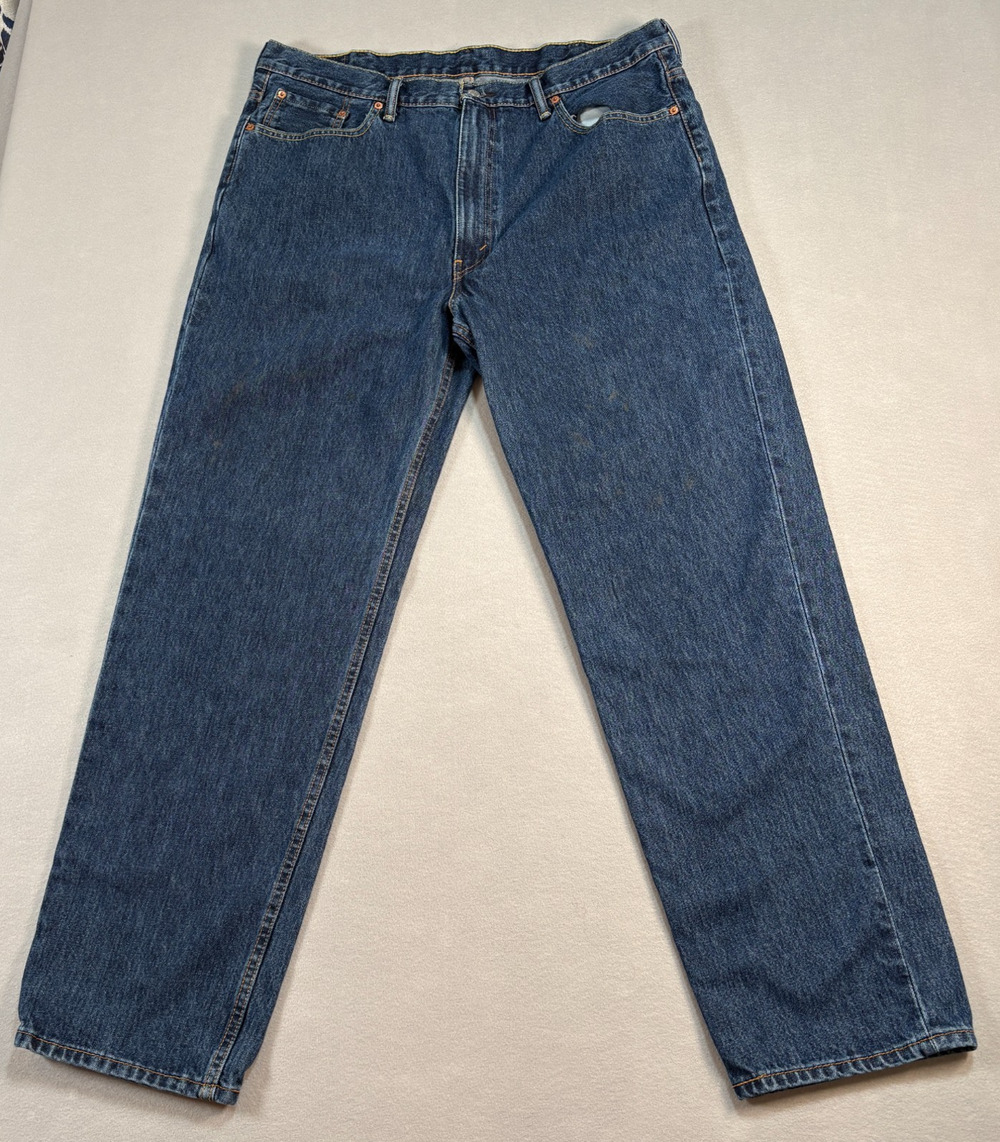 Levi's 550 Men's Relaxed Fit Jeans Size 42x34 Dark Wash Straight Leg